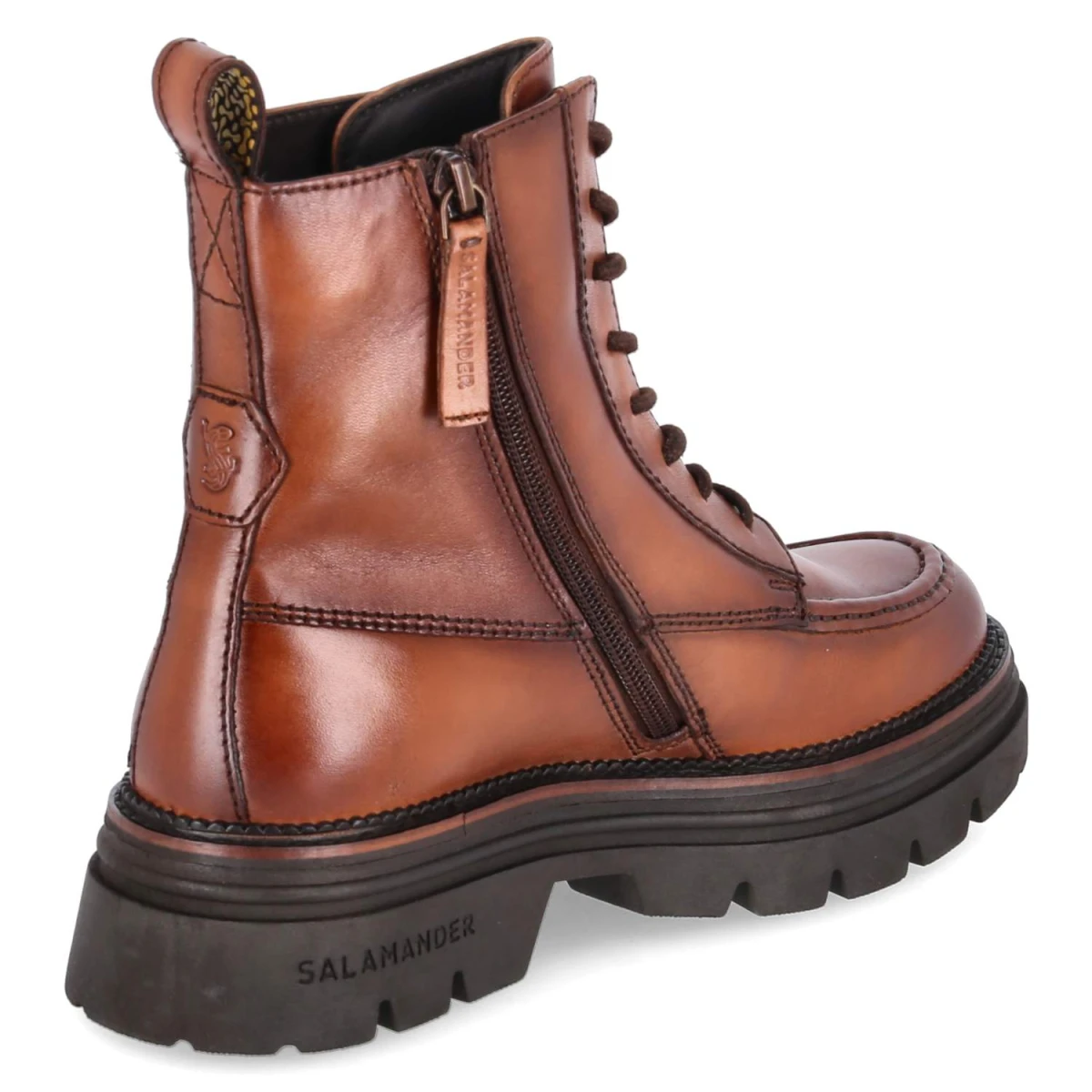 Schnürboots - cognac
