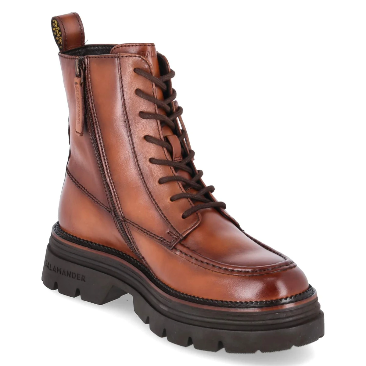 Schnürboots - cognac
