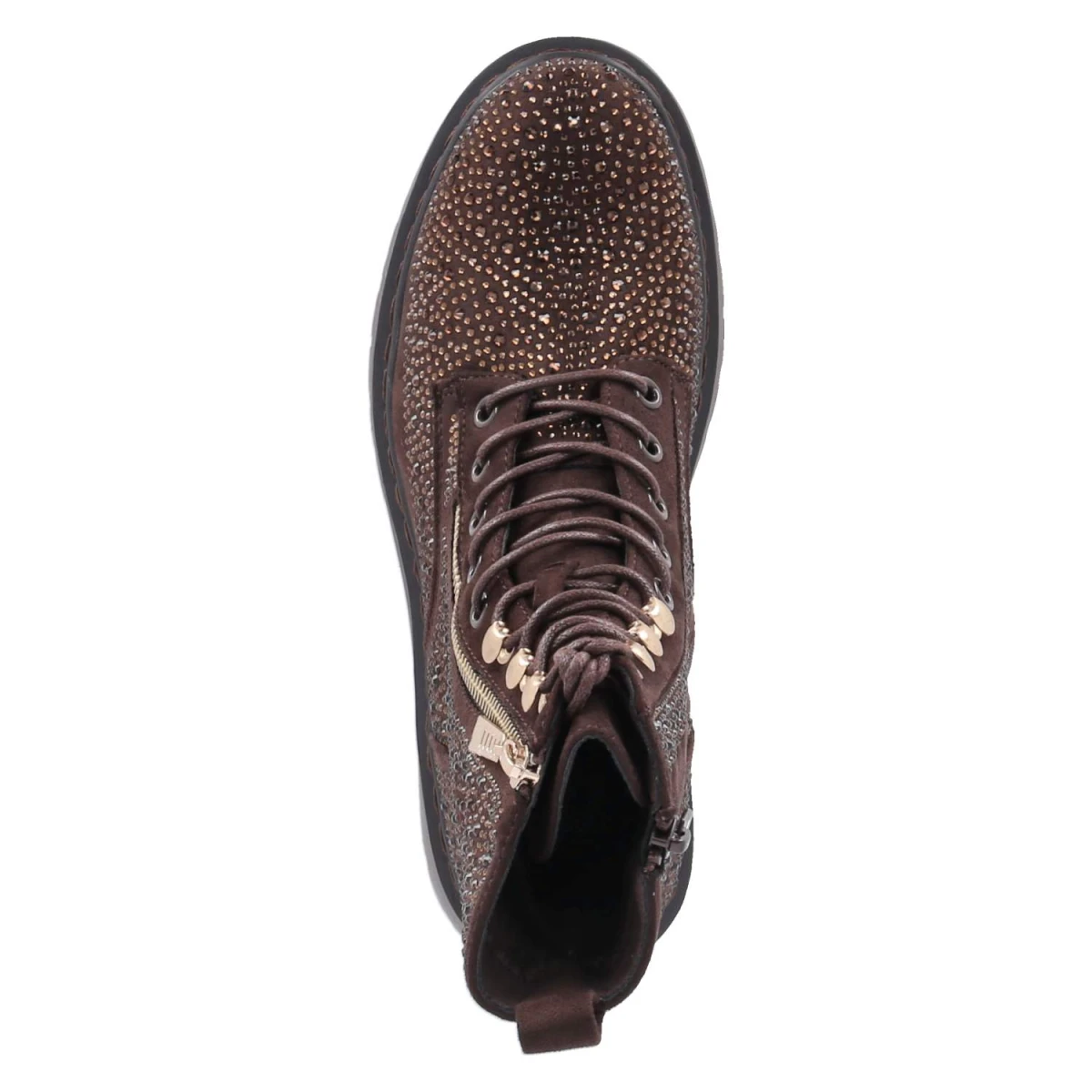 Schnürboots - dk. brown