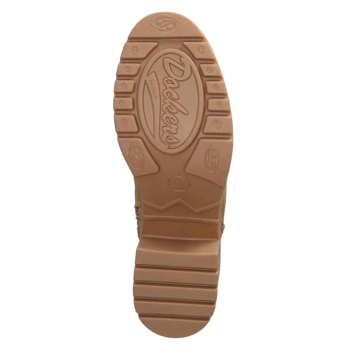 Schnürstiefeletten - golden tan