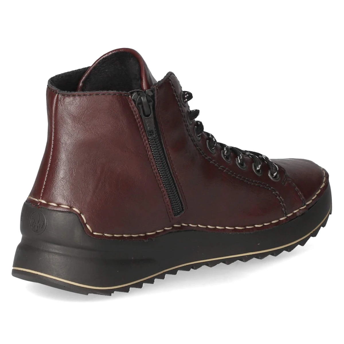 Schnürstiefeletten - rot