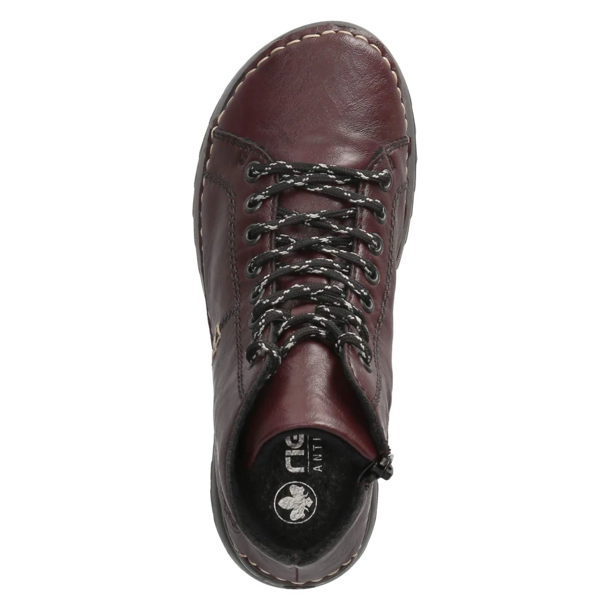 Schnürstiefeletten - rot