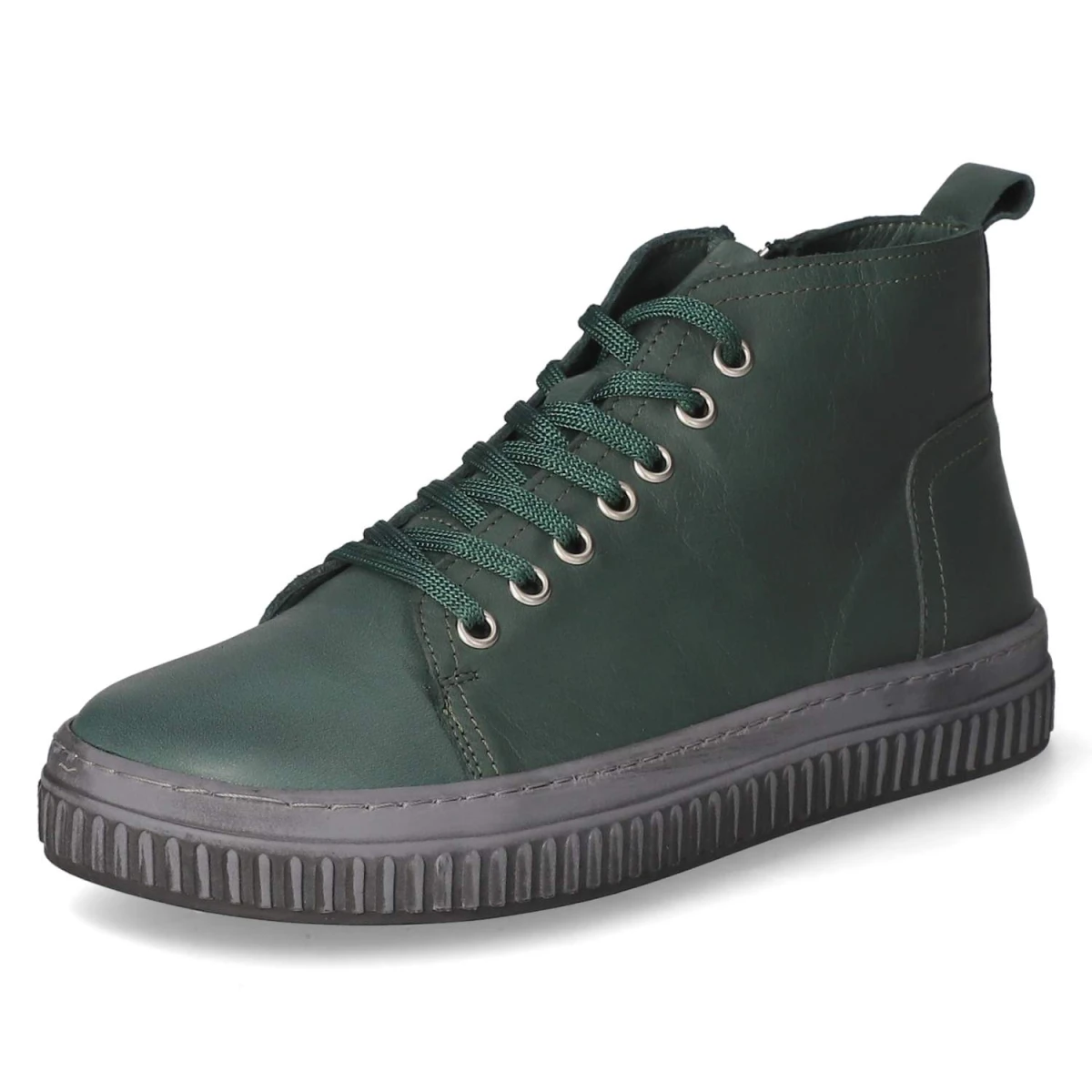 Schnürstiefeletten - bottle/schiefer