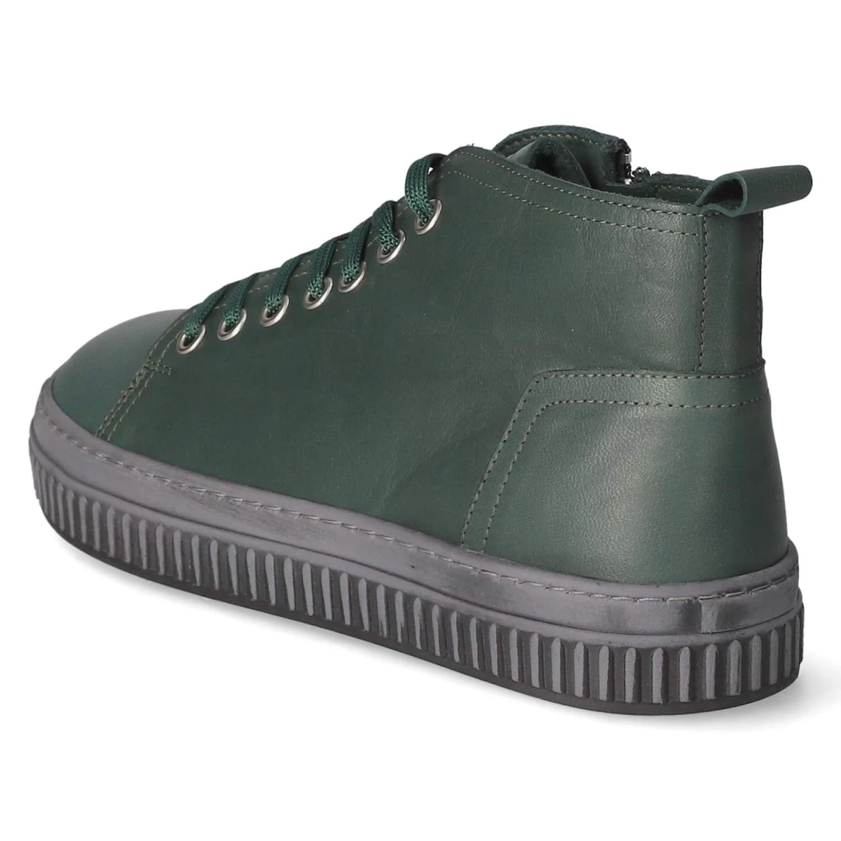 Schnürstiefeletten - bottle/schiefer