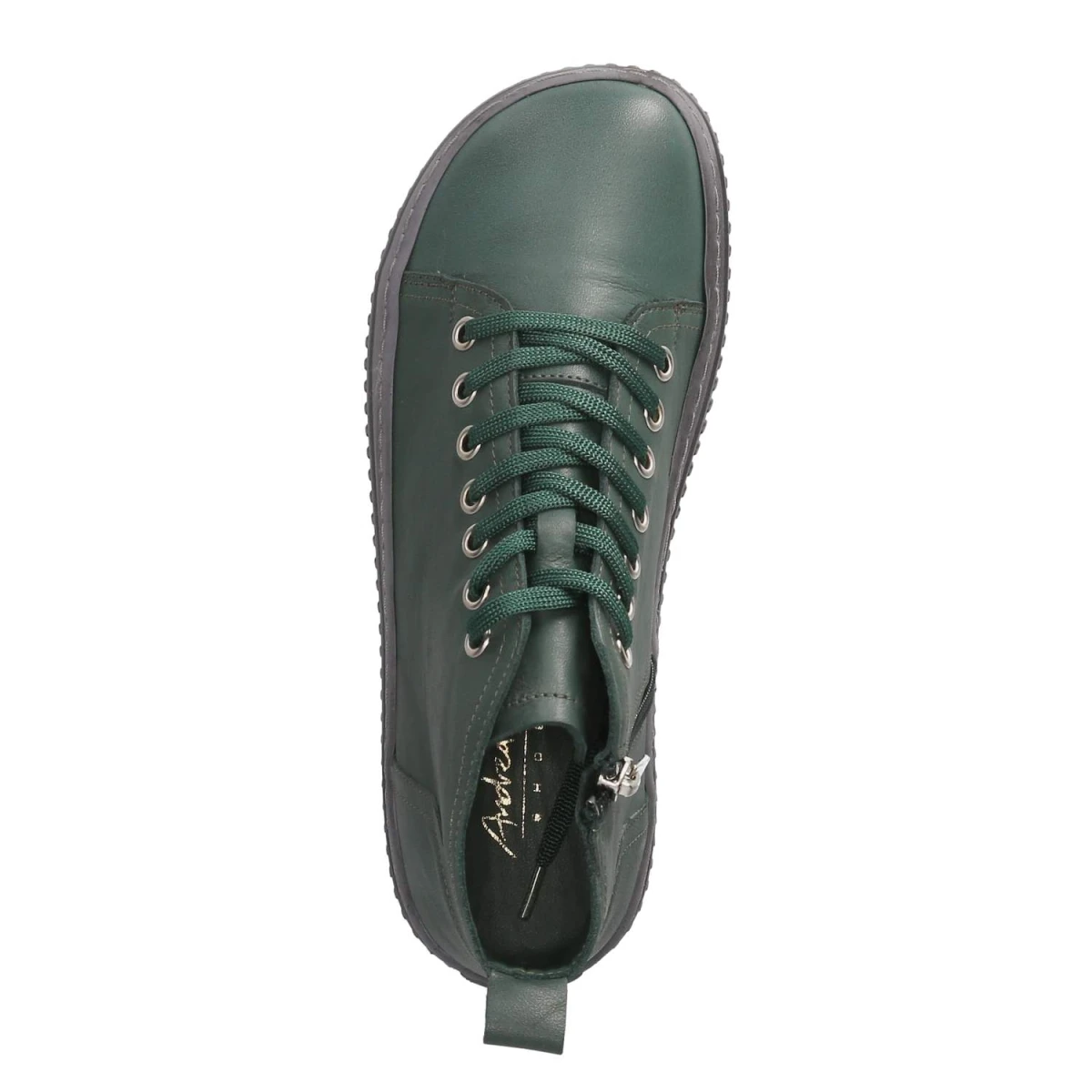 Schnürstiefeletten - bottle/schiefer