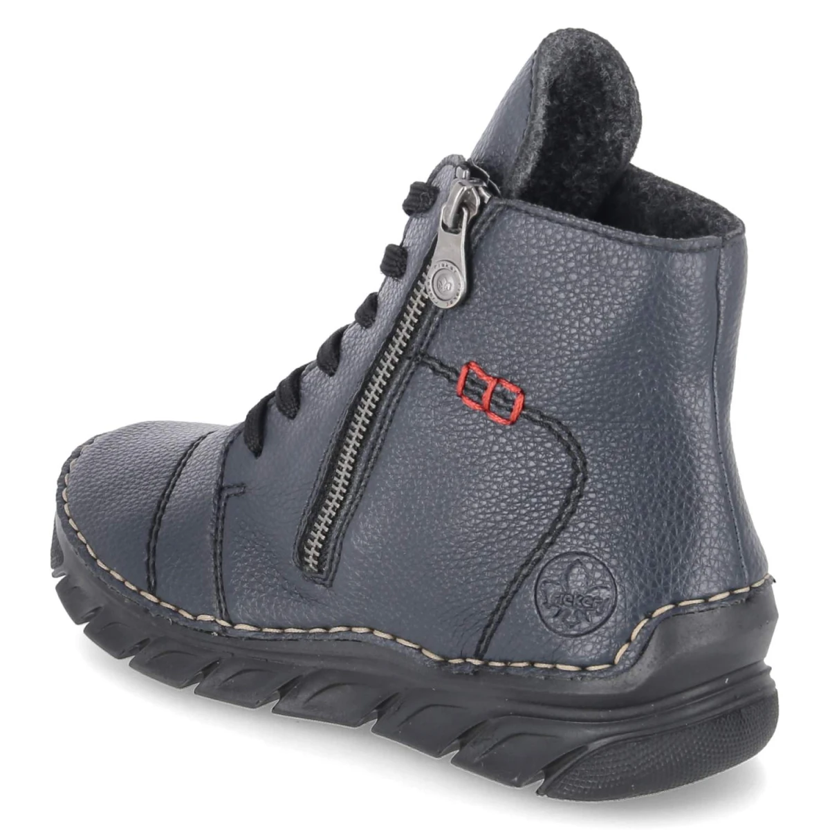 Schnürstiefeletten - blau