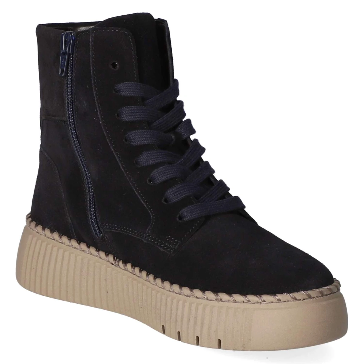 Schnürstiefeletten - dark-blue