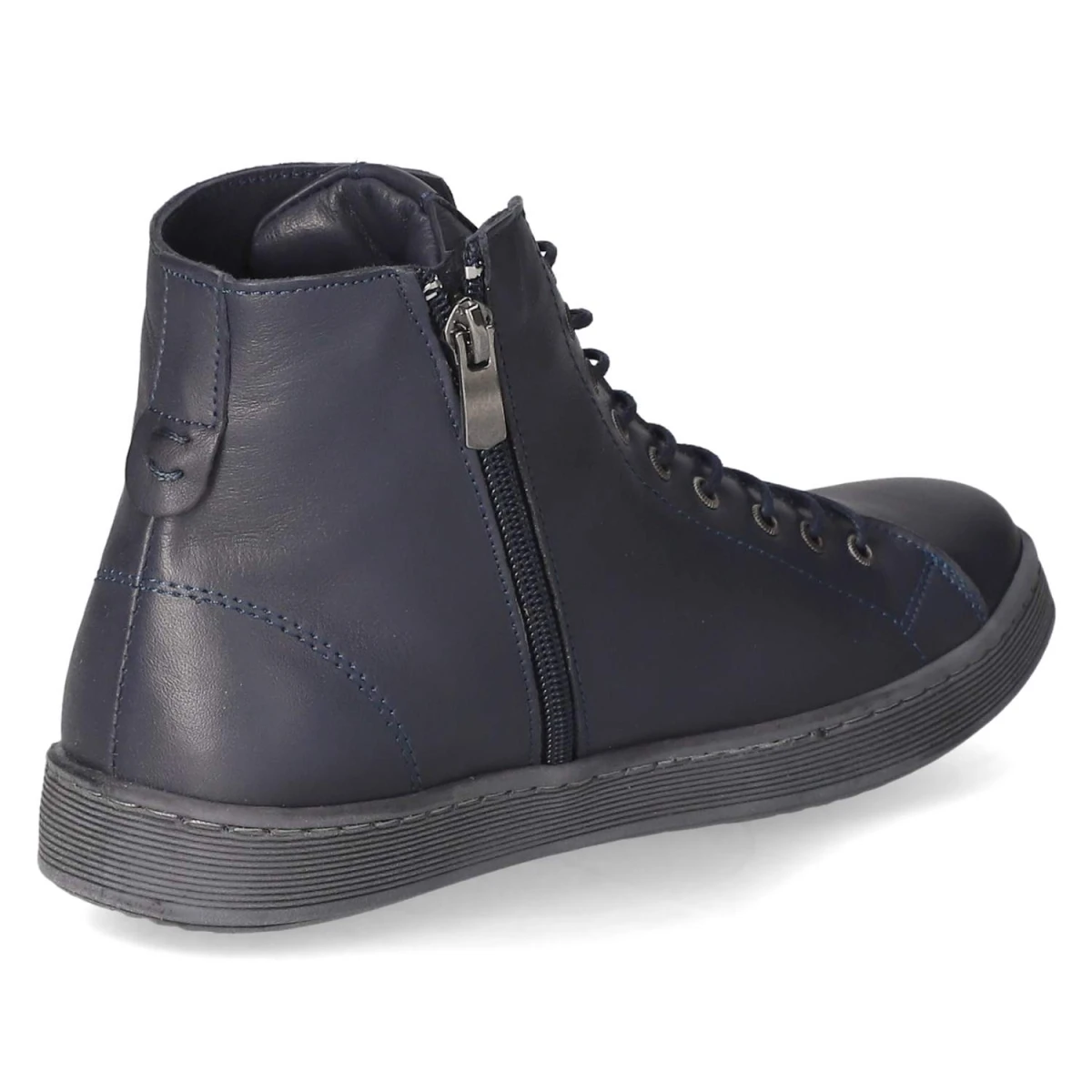 Schnürstiefeletten - d.blau