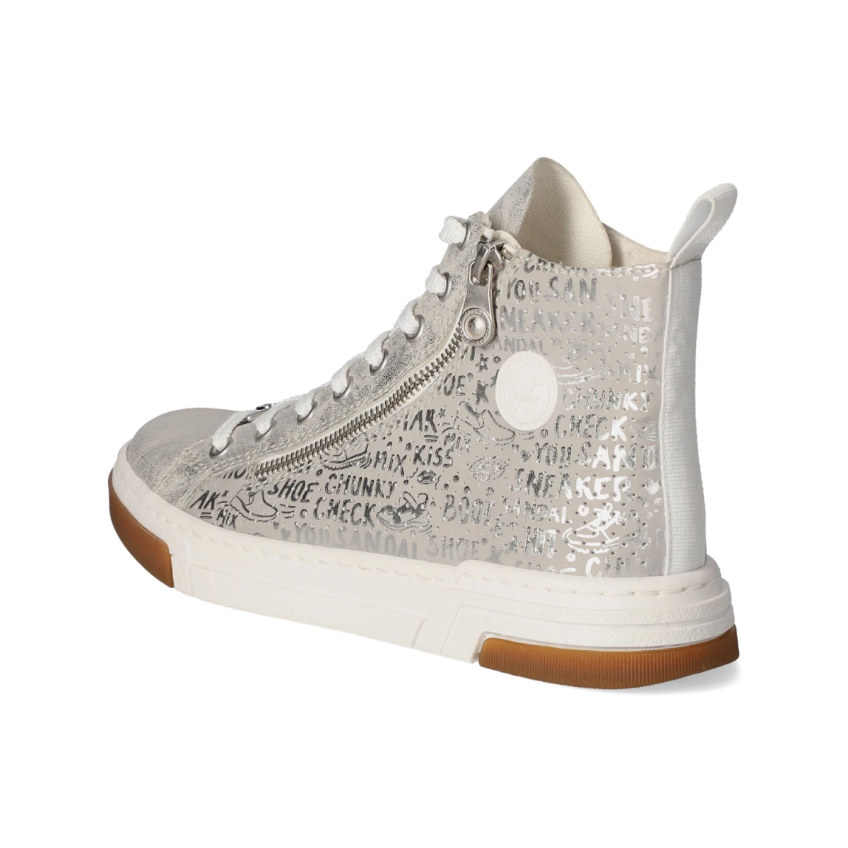 High Sneaker - fog-silver/frost-silver