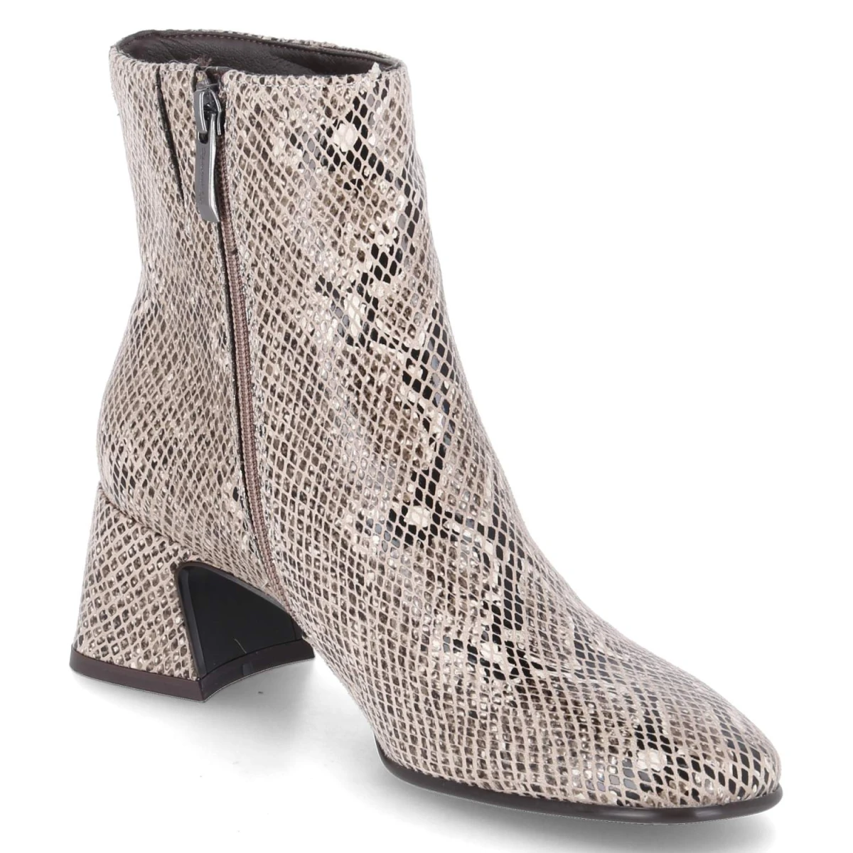 Ankle Boots - BEIGE SNAKE