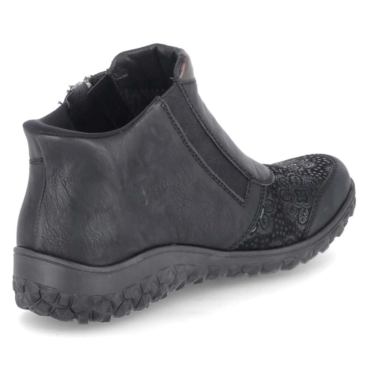 Stiefletten - schwarz