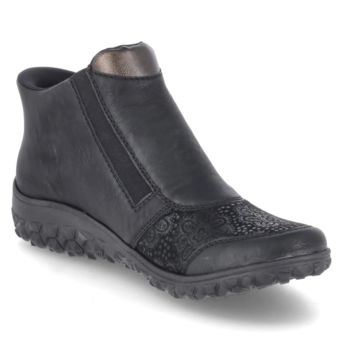 Stiefletten - schwarz