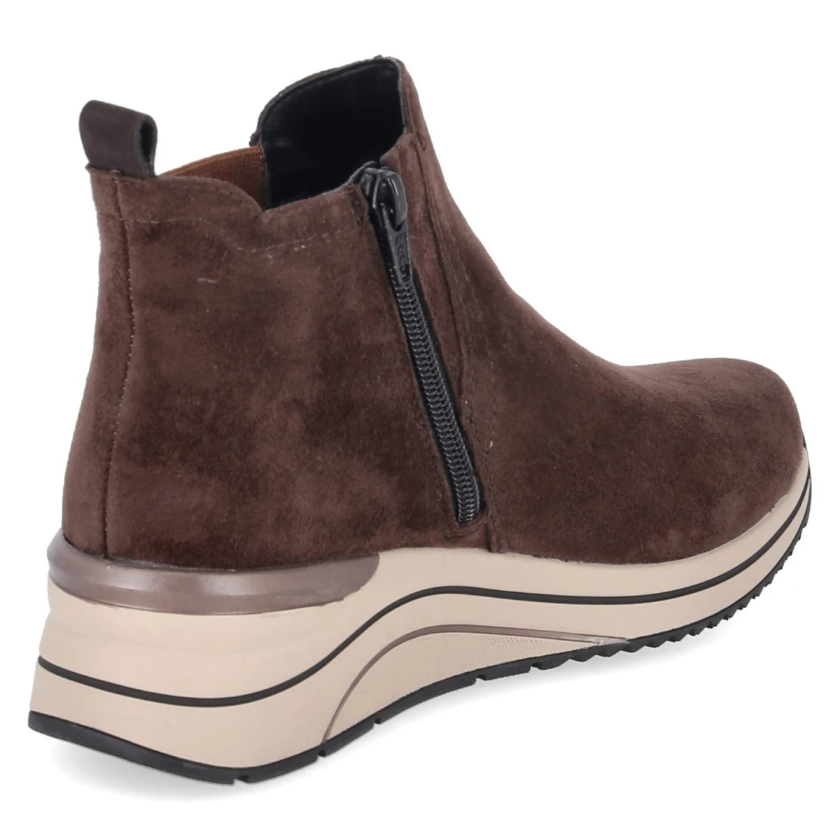 Stiefeletten - braun kombi