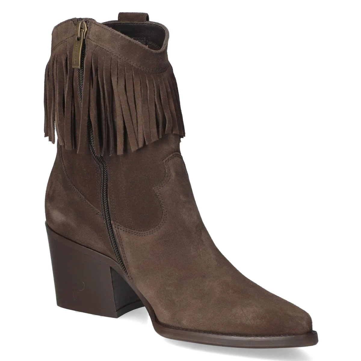 Westernstiefeletten - mocca