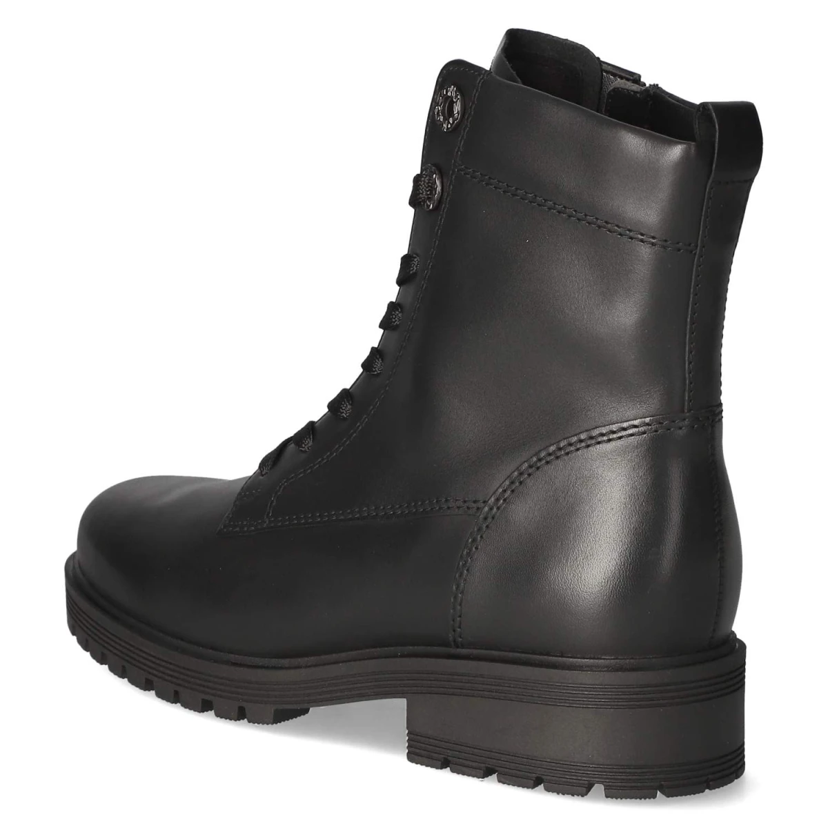 Schnürstiefeletten - schwarz (Micro)