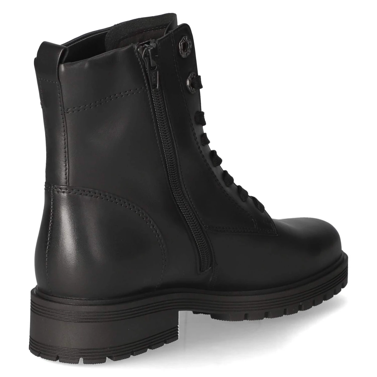 Schnürstiefeletten - schwarz (Micro)