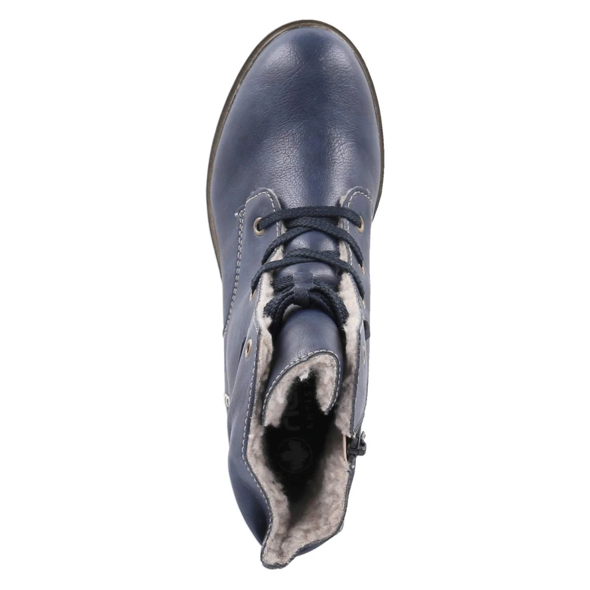 Schnürstiefeletten - Blau