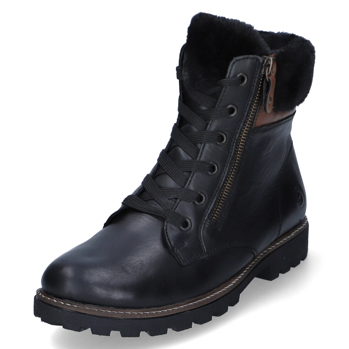 Winterstiefeletten - schwarz/chestnut/nero/schwarz