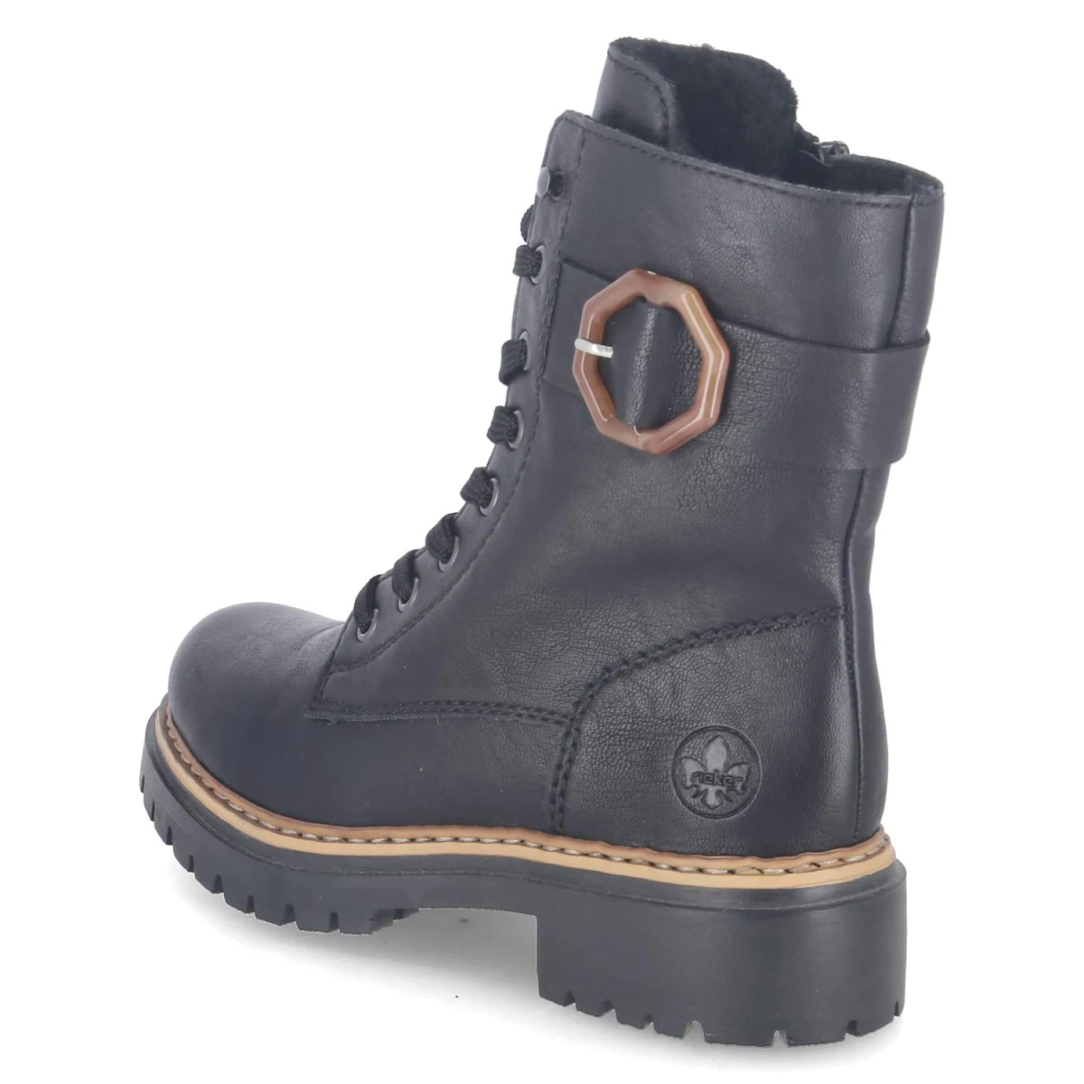 Schnürboots - schwarz