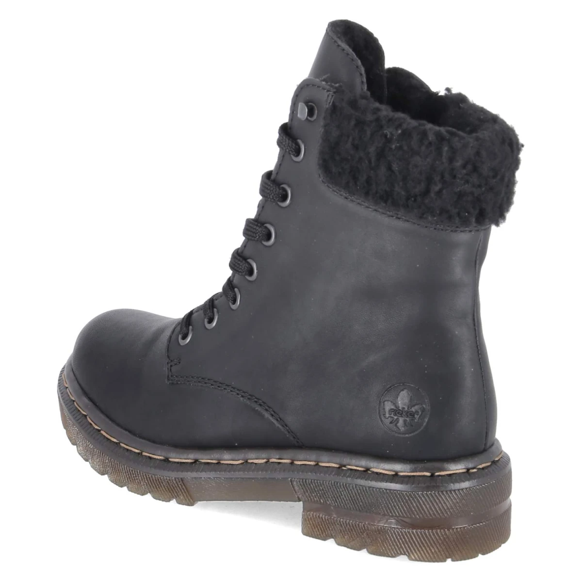 Schnürboots - schwarz