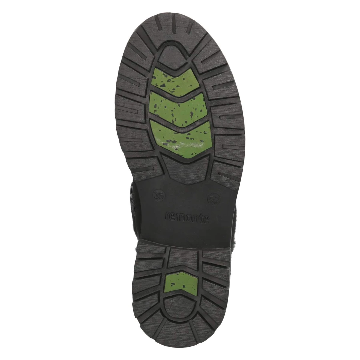 Schnürstiefeletten - schwarz