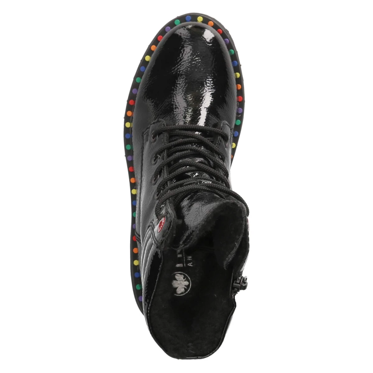 Schnürstiefeletten - black