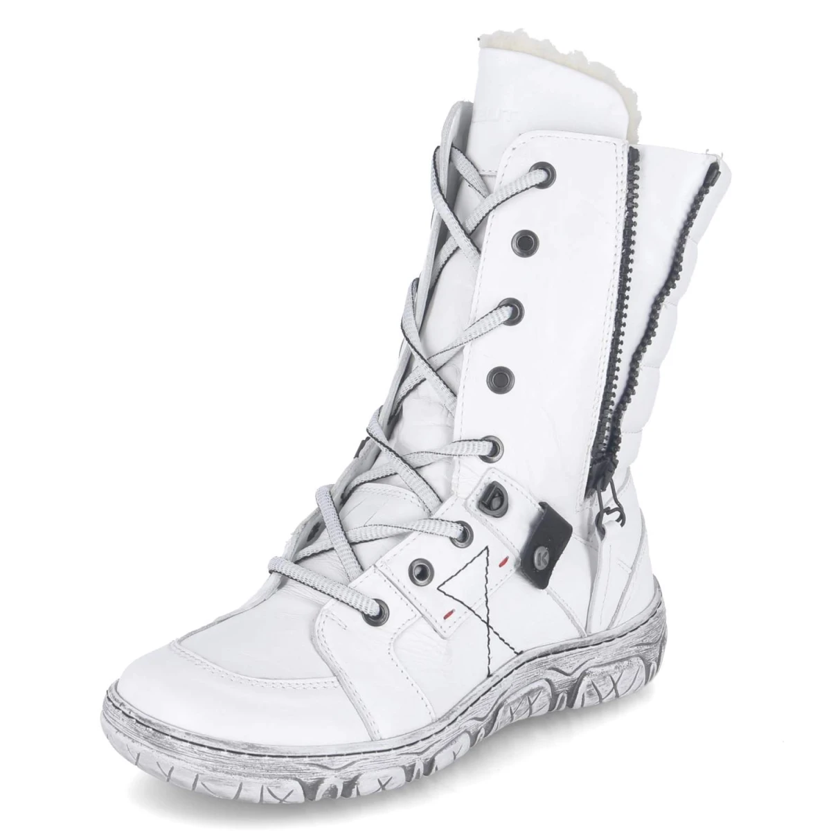 Schnürboots - weiß