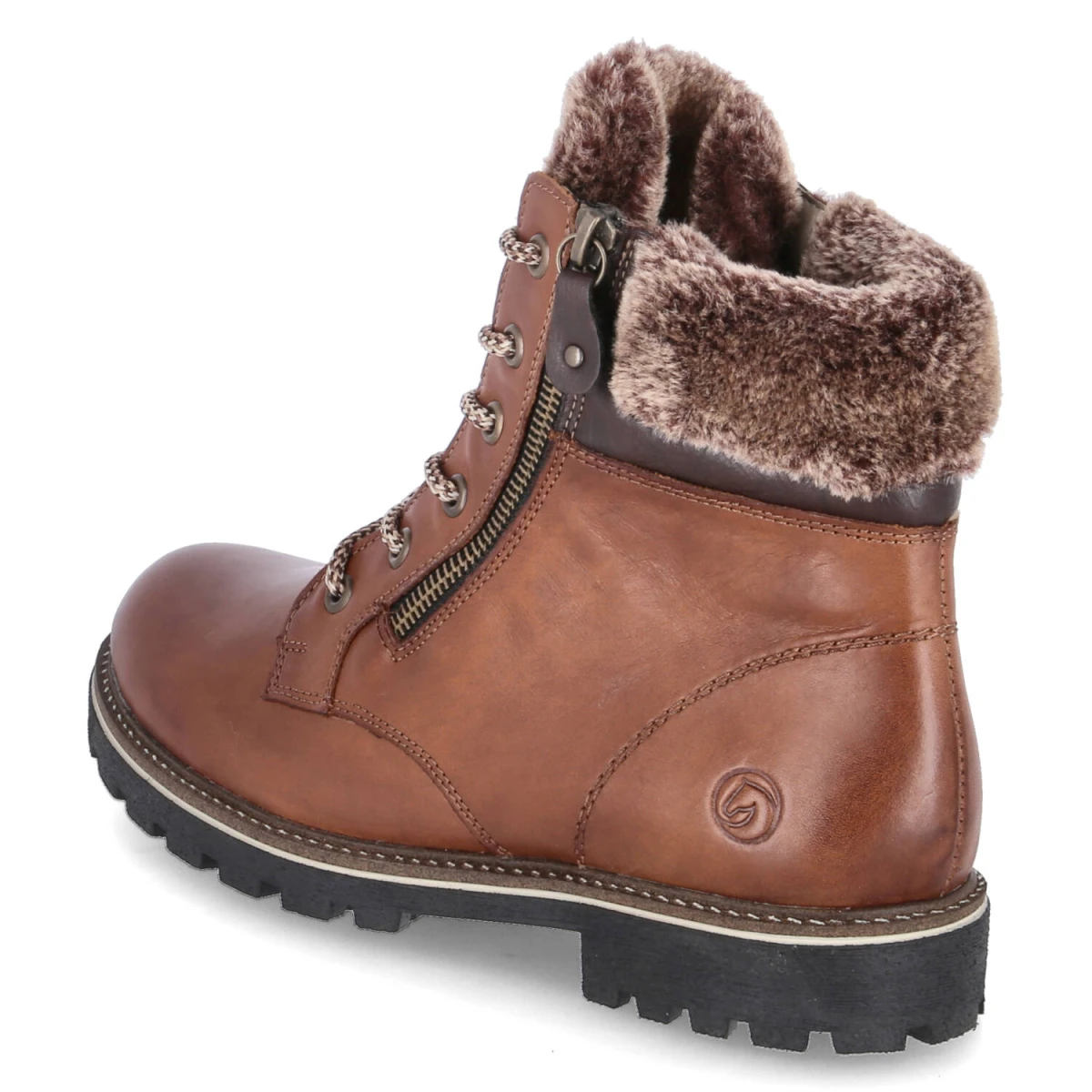 Winterstiefeletten - braun kombi