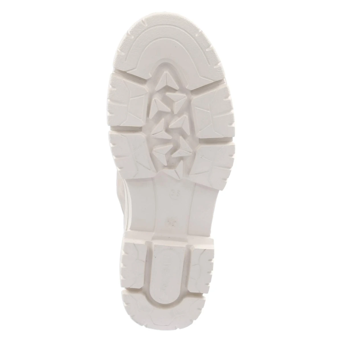 Schnürstiefeletten - Beige