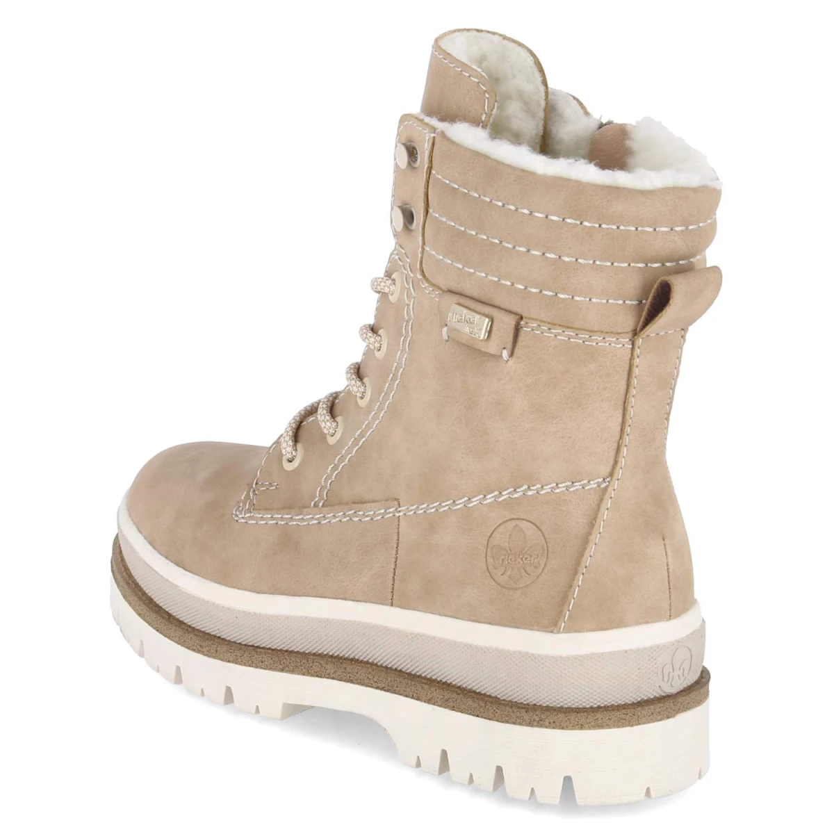 Schnürtsiefeletten - marble