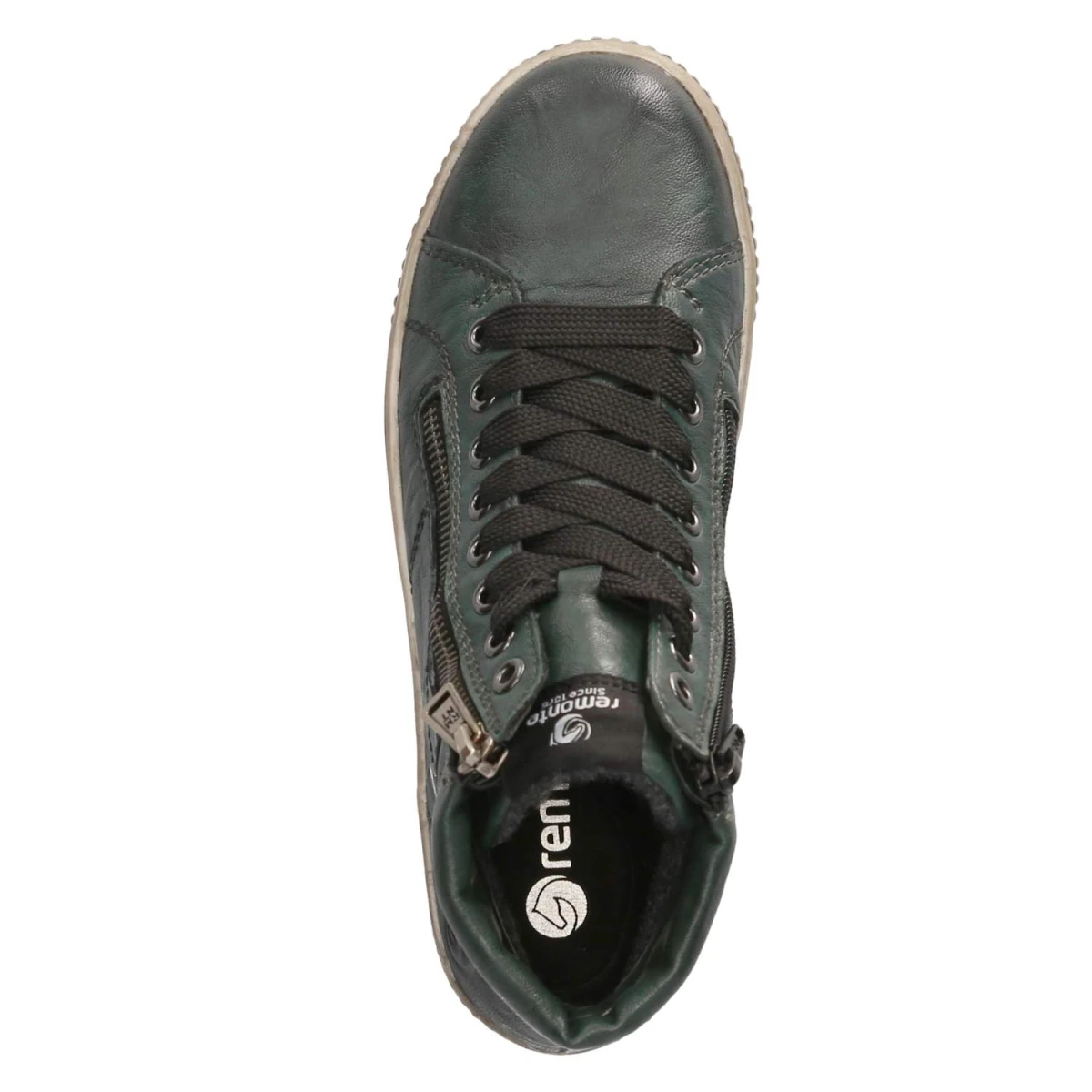 Schnürstiefeletten - grün