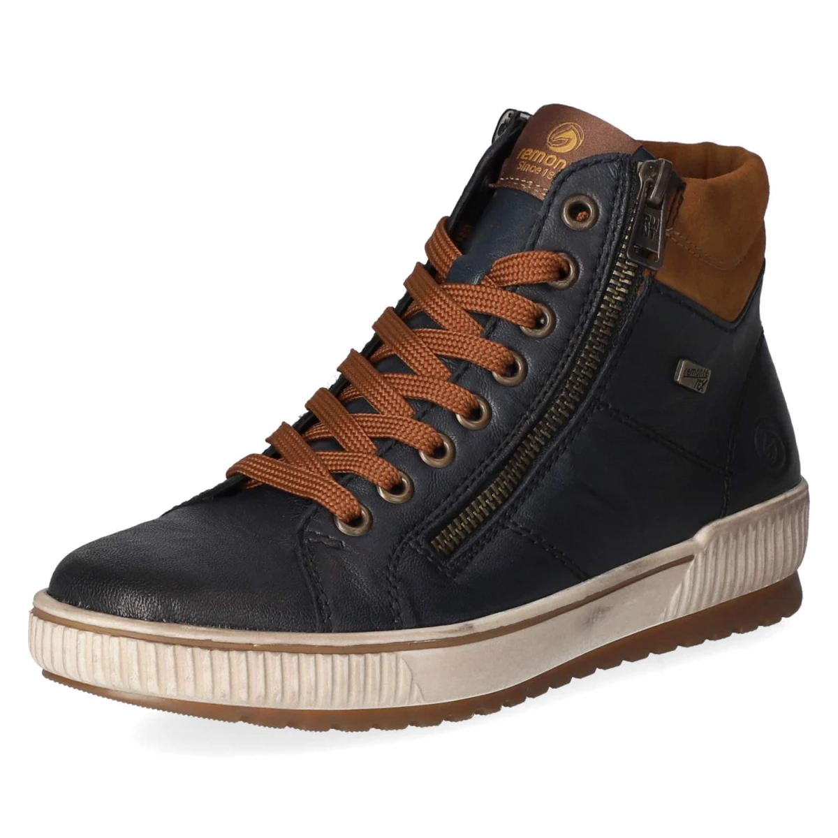 High Sneaker - blau kombi