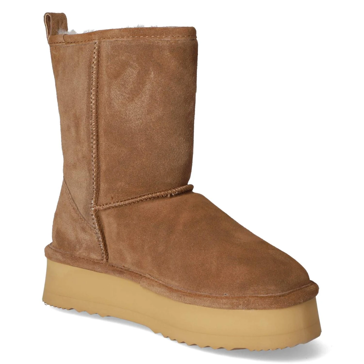 Winterstiefeletten PARIS - chestnut/white