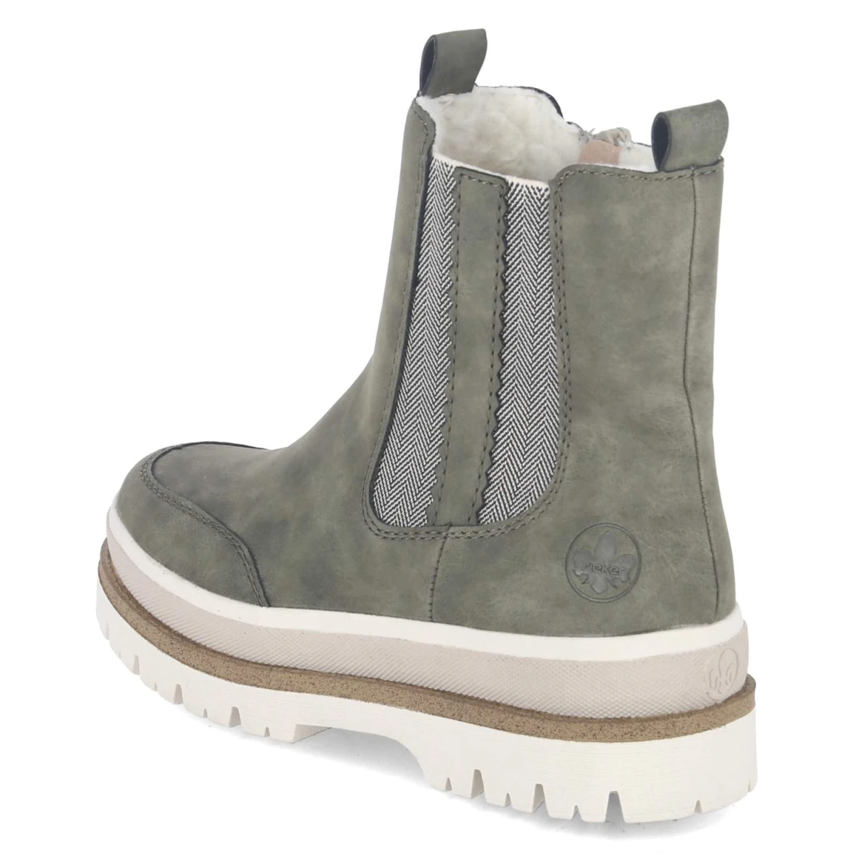 Winter Chelsea Boots - grün