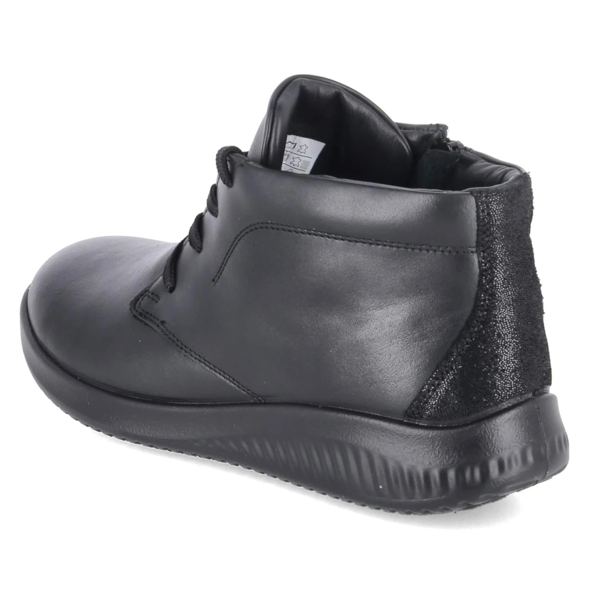 Schnürboots - schwarz