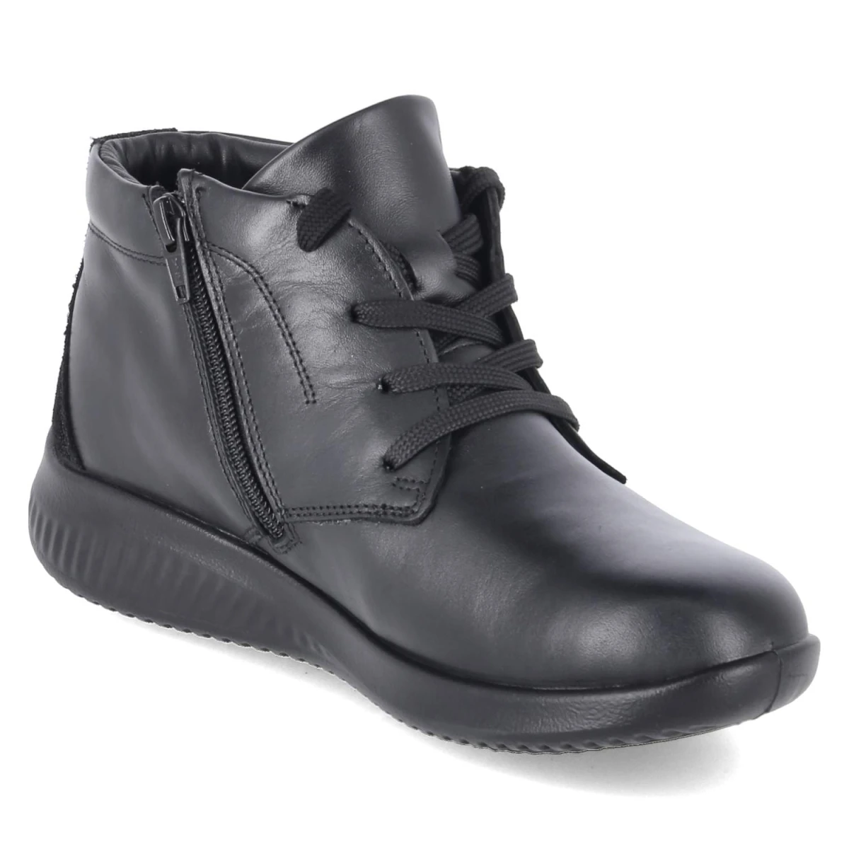 Schnürboots - schwarz