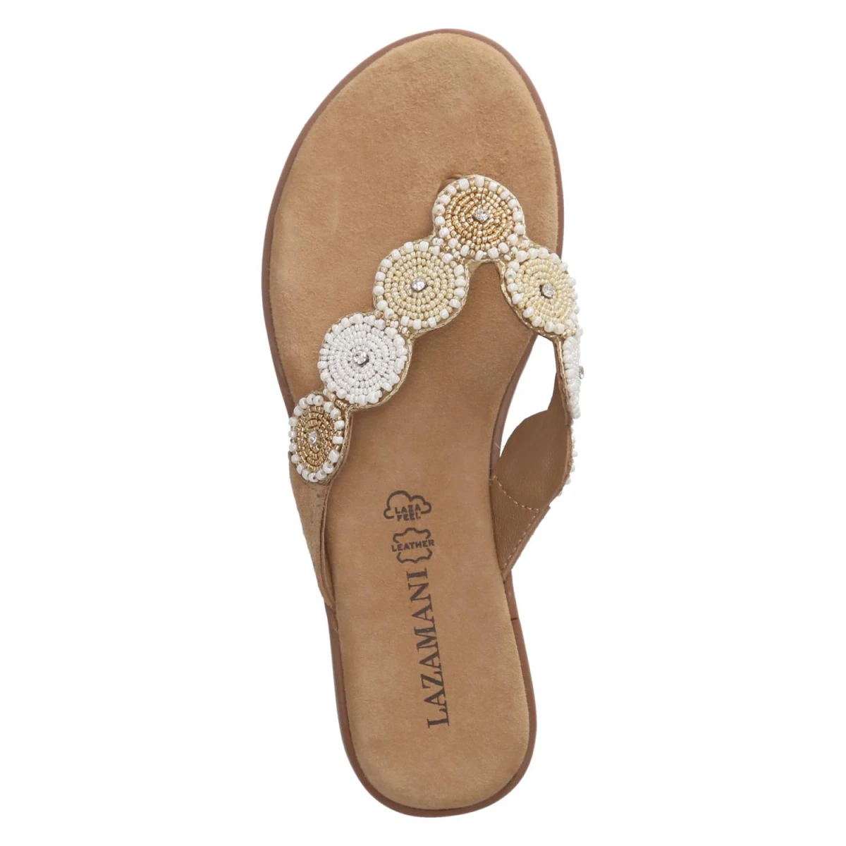 Zehentrenner - beige