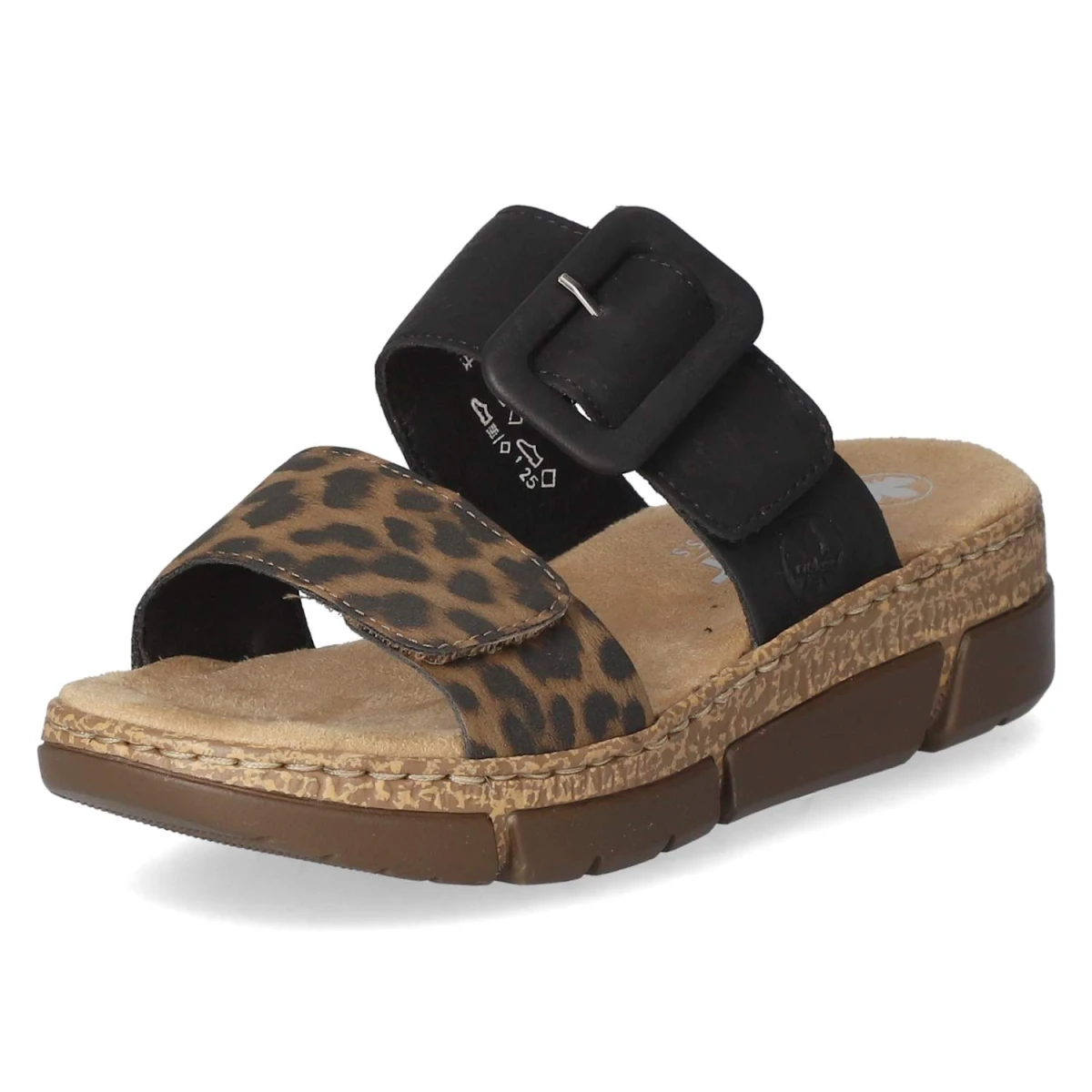 Pantoletten - braun/schwarz