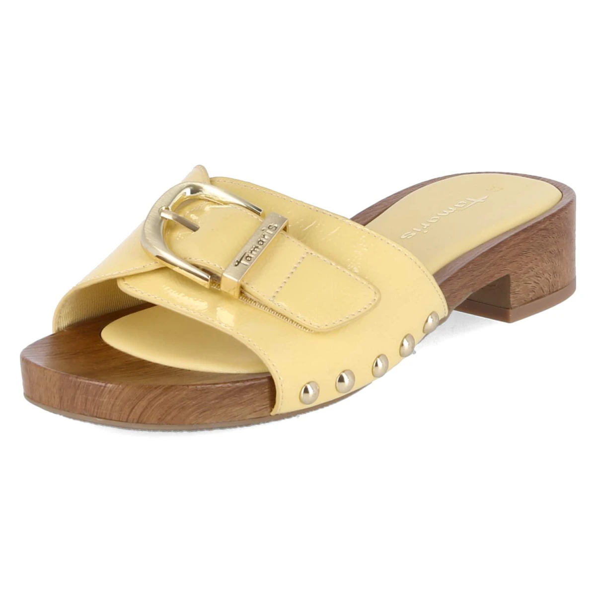 Open Toe Clogs - YELLOW