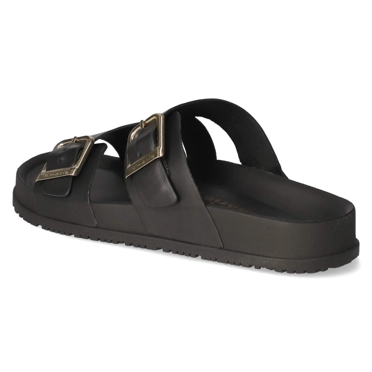 Pantoletten - BLACK LEATHER