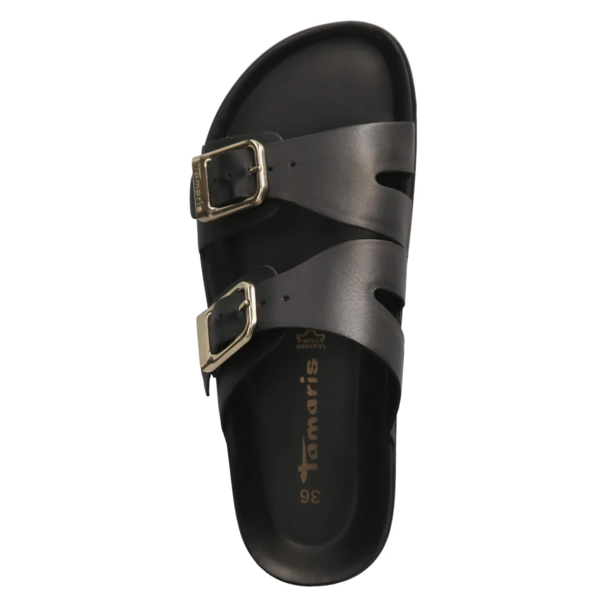 Pantoletten - BLACK LEATHER