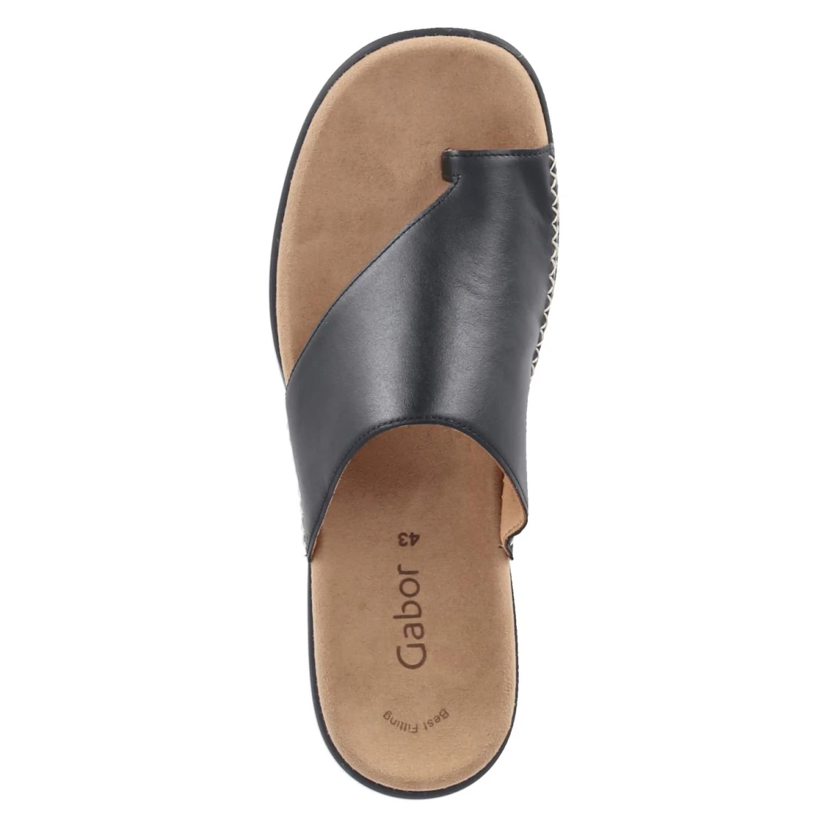 Zehentrenner - schwarz