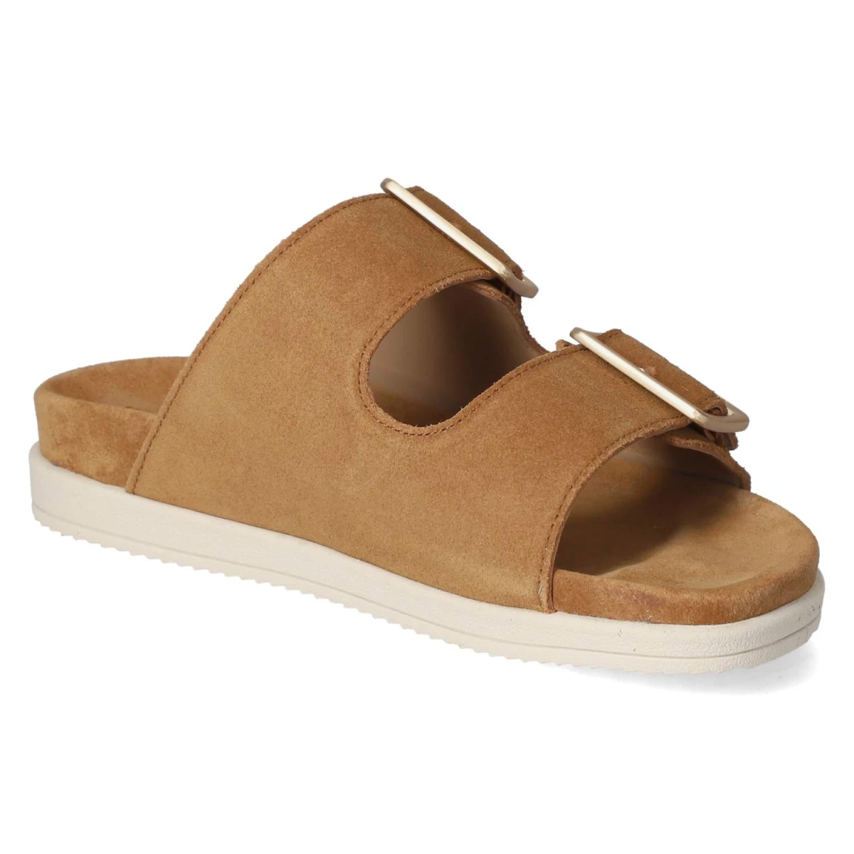 Pantoletten - cognac