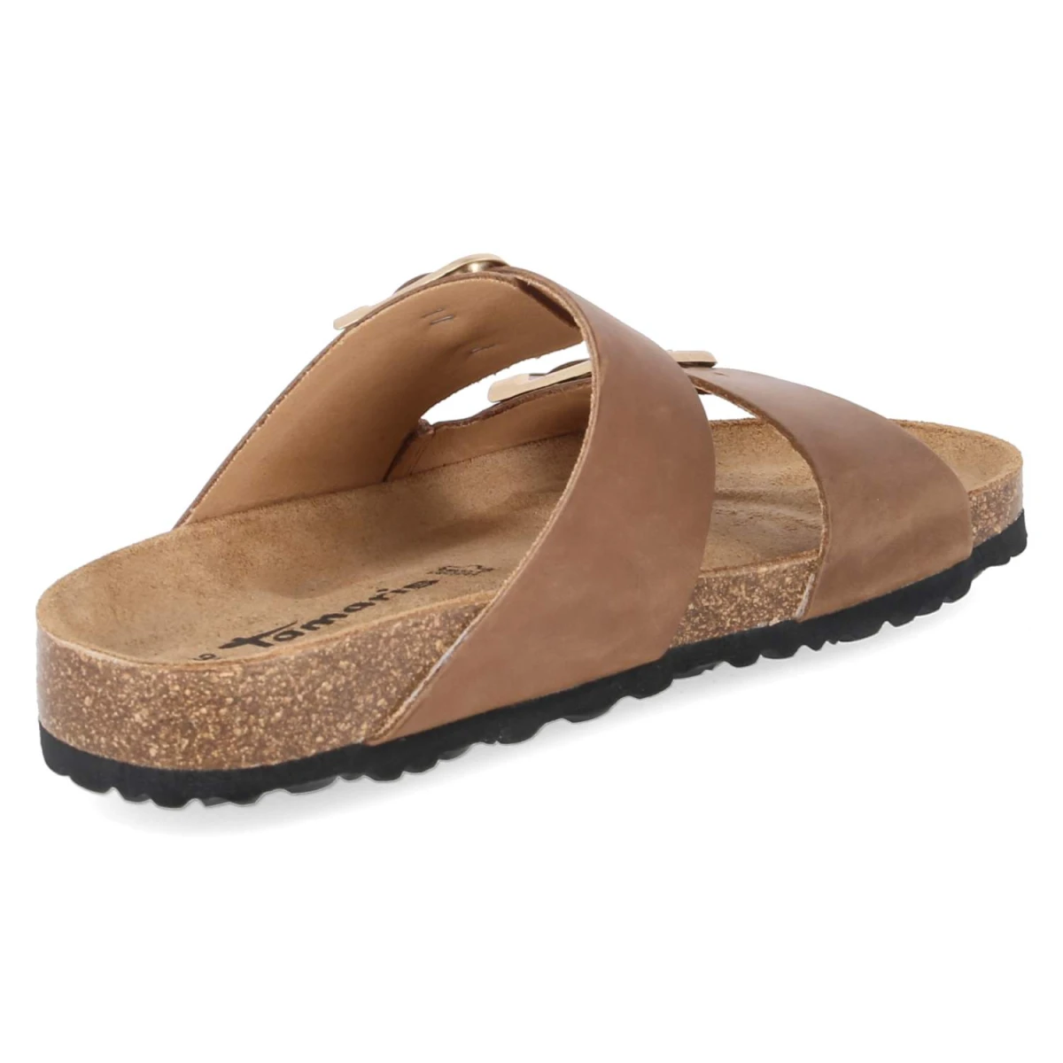 Pantoletten - COGNAC PULL-UP