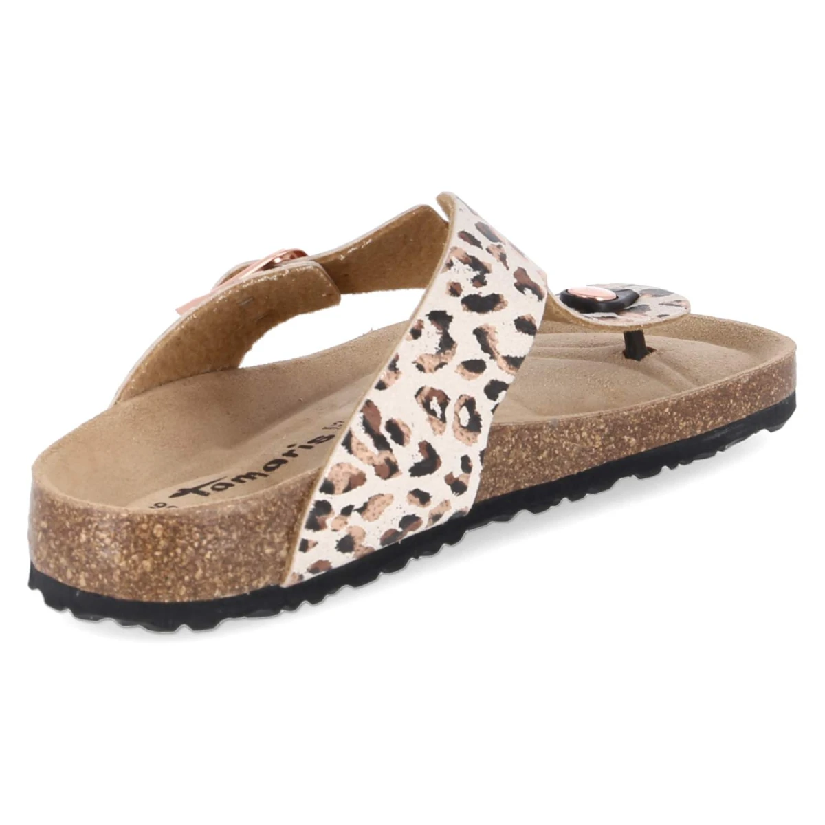 Zehentrenner - BEIGE/LEOPARD