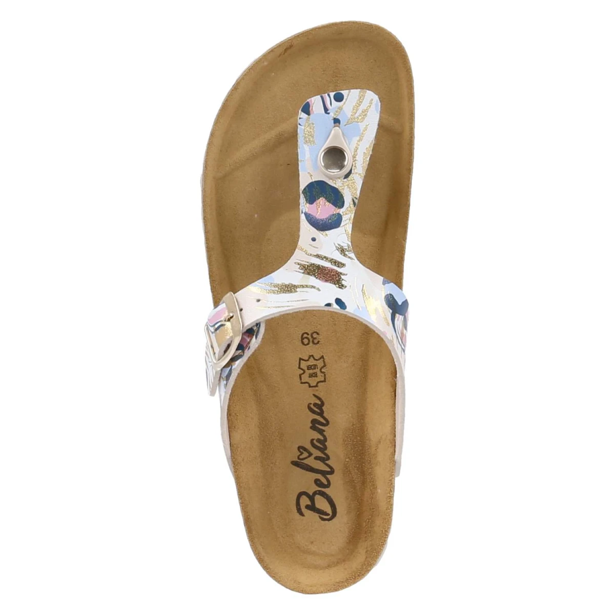 Zehentrenner - Beige Multi