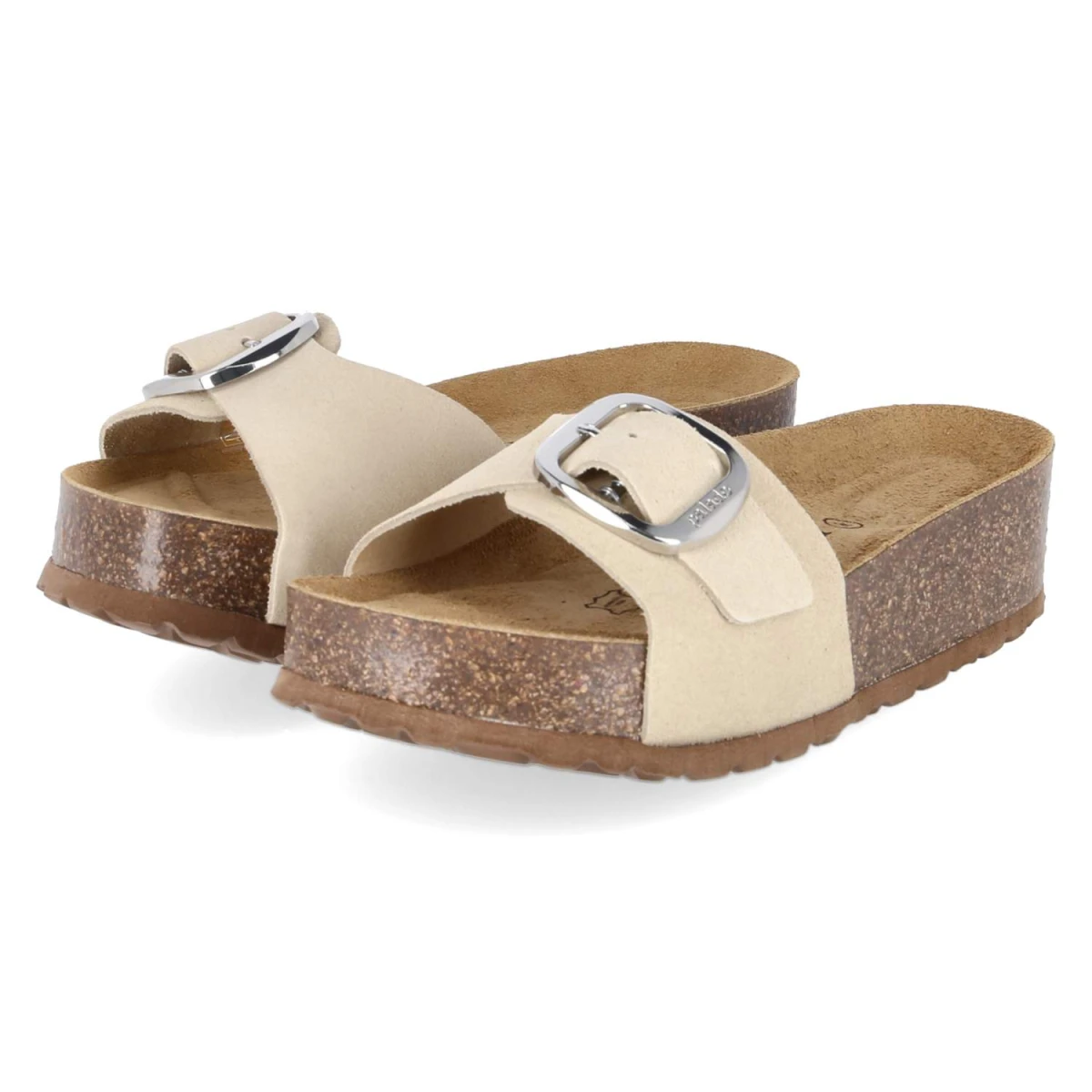 Plateau-Pantoletten JELIA PL - beige