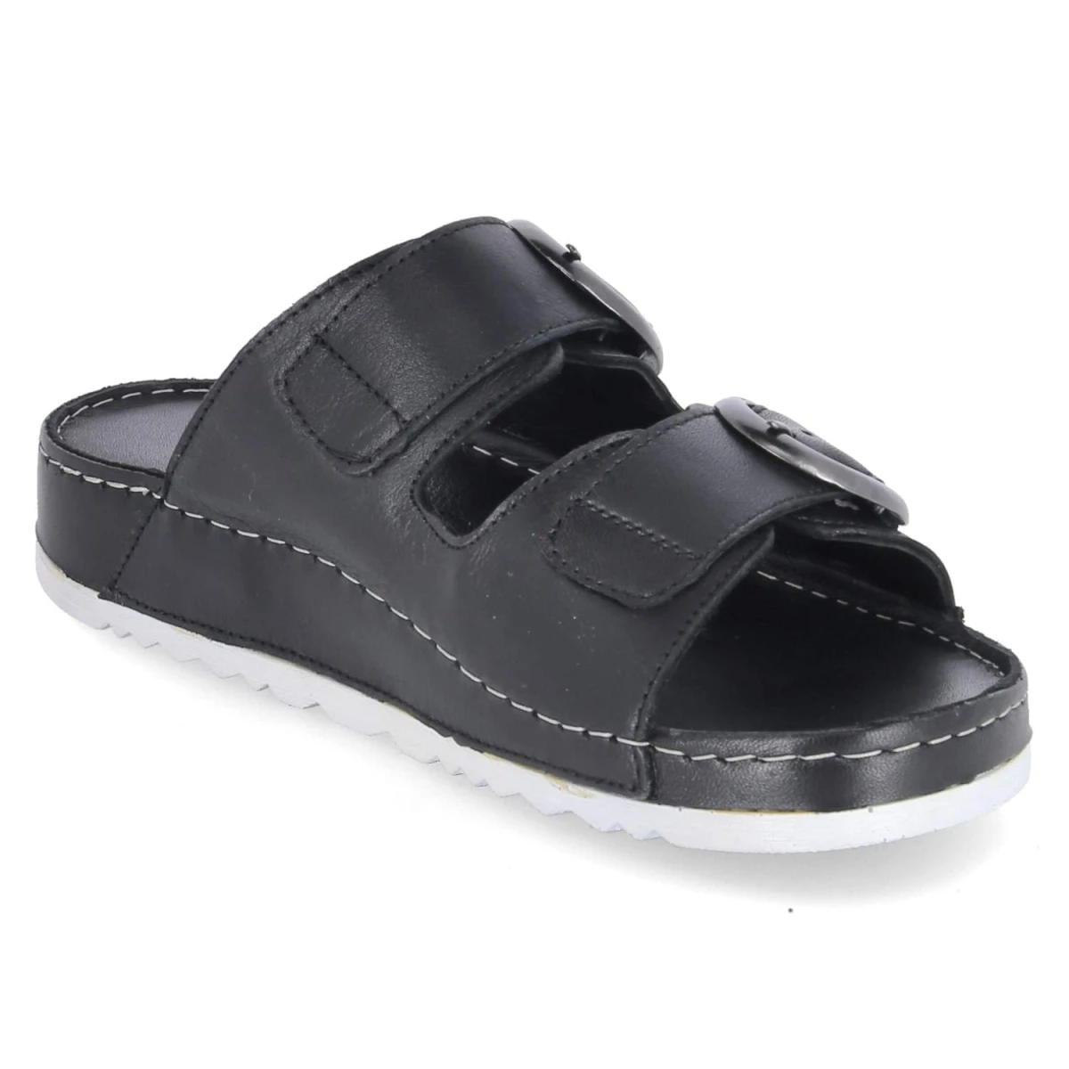 Pantoletten - schwarz