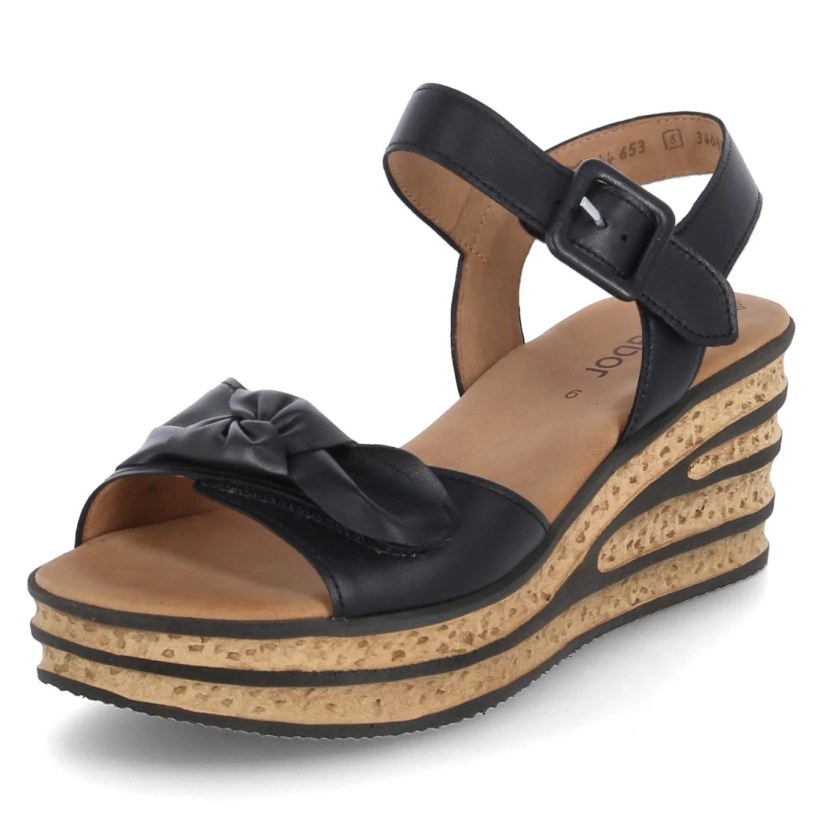 Keilsandaletten - schwarz