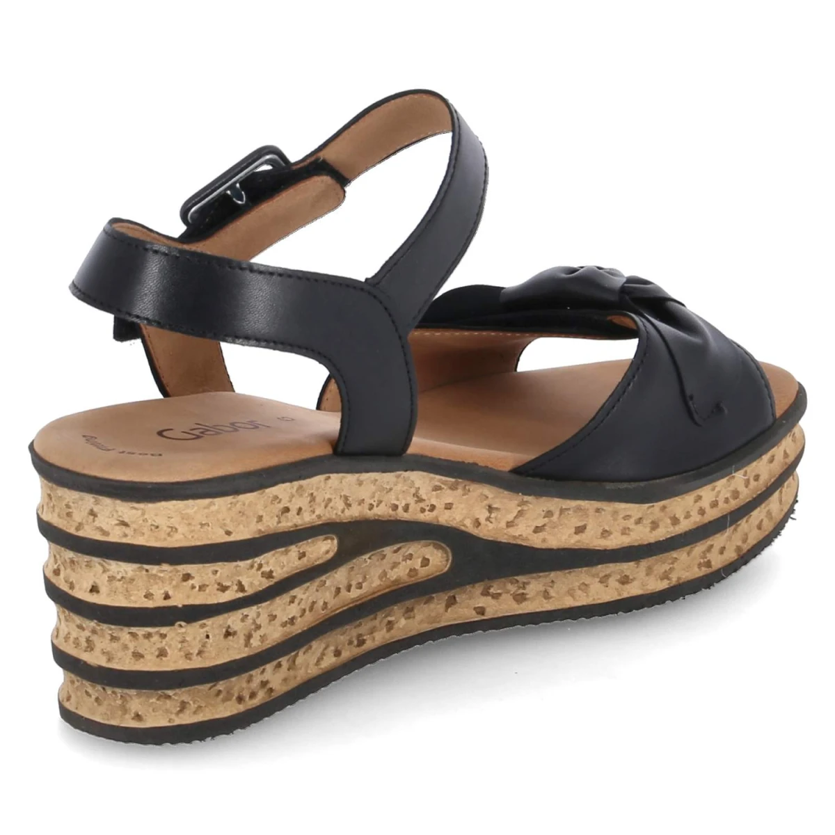 Keilsandaletten - schwarz